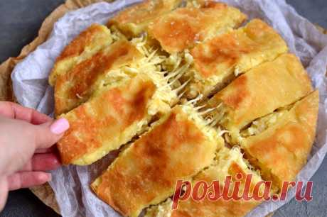 Лепешка с сыром и картофелем
