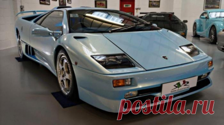 В продаже голубой Lamborghini Diablo SV 1998 года (8 фото) | Чёрт побери