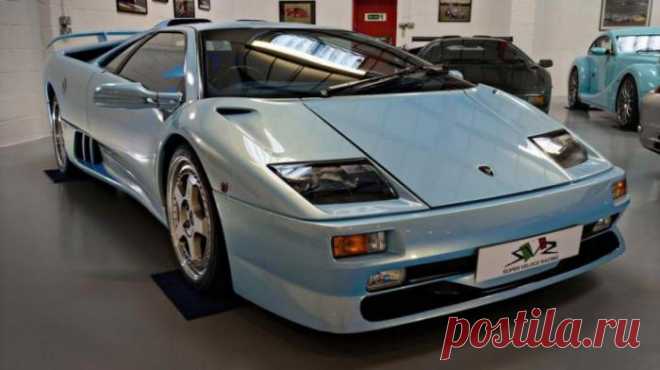 В продаже голубой Lamborghini Diablo SV 1998 года (8 фото) | Чёрт побери