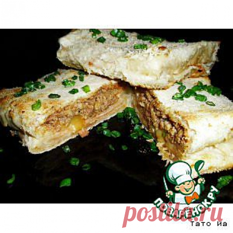 Мясные пирожки из лаваша