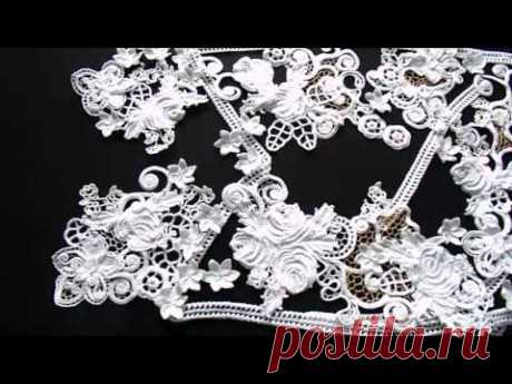 Наталія Bynchik Irish lace Бондаренко Белоснежная композиция крючком