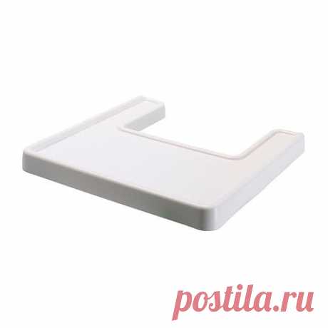 АНТИЛОП Столешница д/высокого стульчика   - IKEA IKEA - АНТИЛОП, Столешница д/высокого стульчика, , Бортик предотвращает проливание жидкости на пол.
