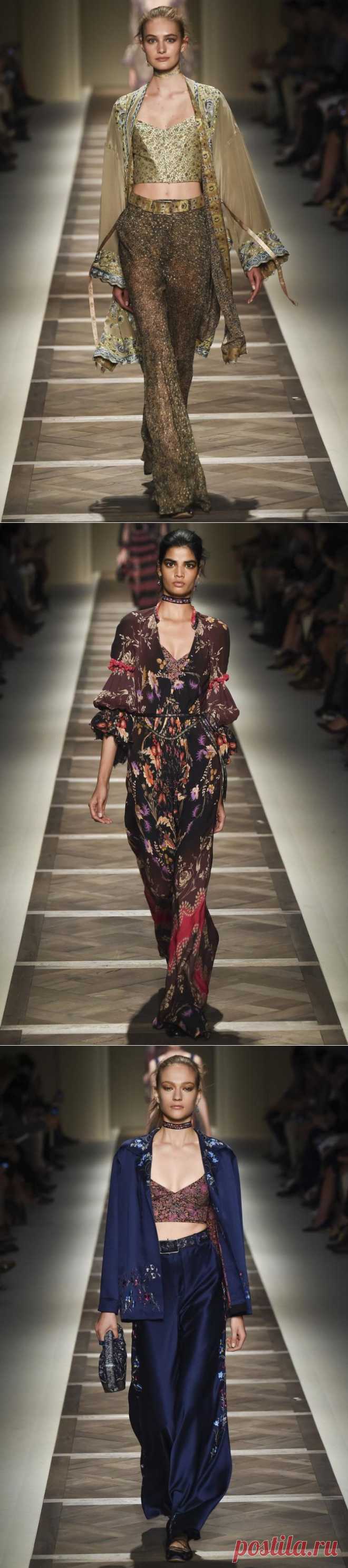 Романтичная коллекция Etro: нежные и воздушные наряды сезона весна-лето 2016