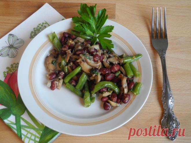 Фасоль с грибами: рецепт с пошаговым фото - Быстрый обед и ужин от 1001 ЕДА