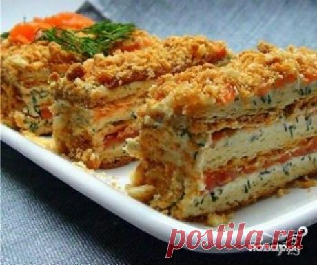 Салат "Наполеон" с курицей - рецепт с фото на Повар.ру