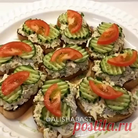 БУТЕРБРОДЫ НА ПРАЗДНИЧНЫЙ СТОЛ ( рецепт )