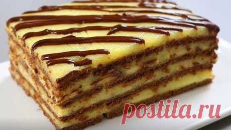 Самый дешевый торт без выпечки ! Мягкий, нежный и очень вкусный