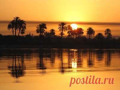 Чудесный рассвет над Нилом