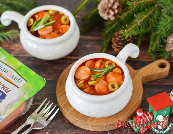 Горячая закуска из сосисок 