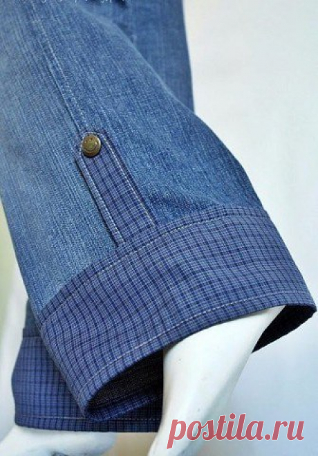 Как удлинить детские джинсы