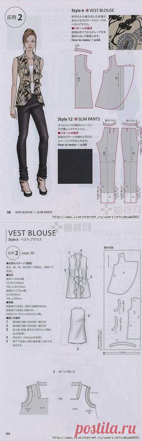 Простые выкройки стильной одежды (трафик) / Простые выкройки /