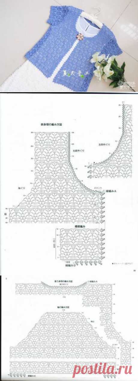 Летний ажурный жакет.