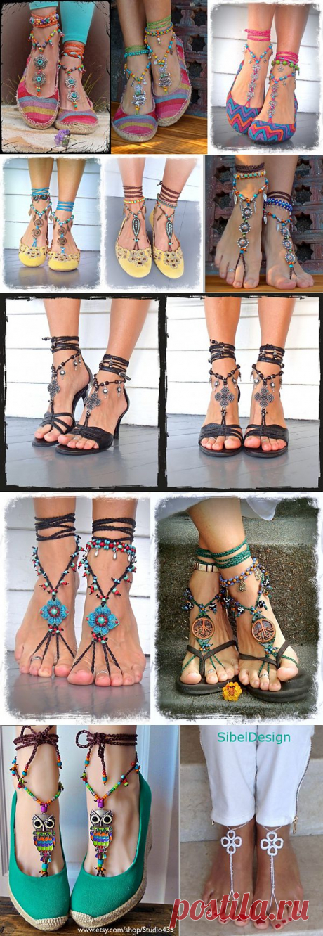 Цыганские напевы &quot;barefoot sandals&quot; (подборка) / Обувь /