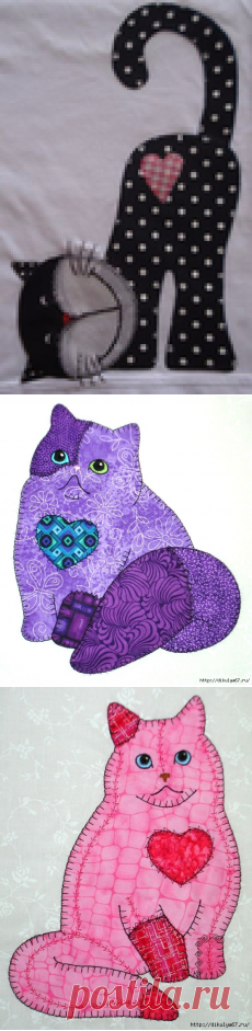 Аппликация. Кошечки