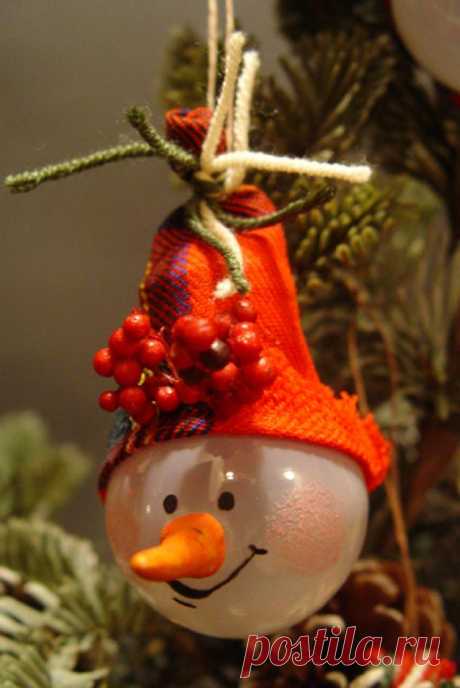 Делаем елочные игрушки из лампочек - Ярмарка Мастеров - ручная работа, handmade