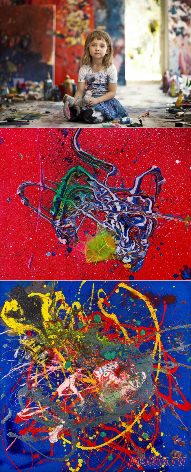 Аэлита Андре — самая юная художница на планете