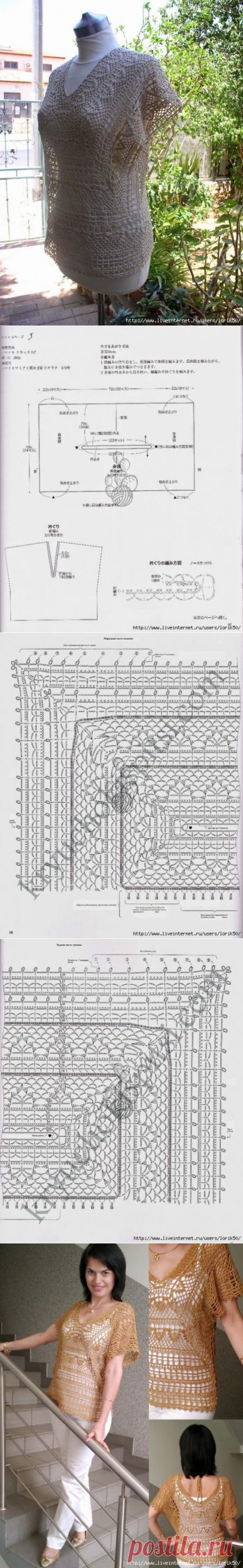 Irish crochet &amp;: Туника... пончо... блузон? Что хотите!