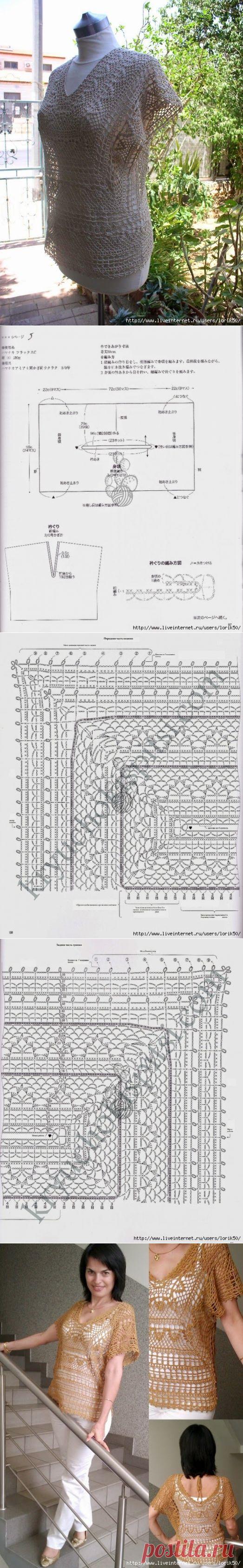 Irish crochet &: Туника... пончо... блузон? Что хотите!