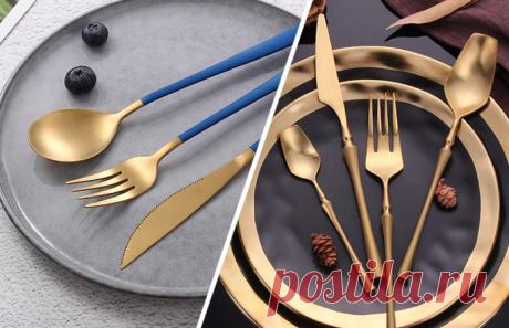 Красивые наборы столовых приборов с Aliexpress, с которыми даже еда станет вкуснее