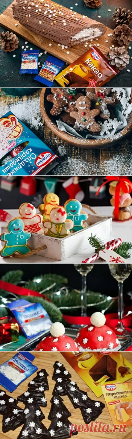 Рецепты новогодняя выпечка пошаговые с фото на сайте академии dr Oetker