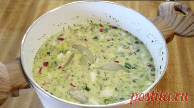Окрошка на кефире и минералке, классический рецепт с мясом