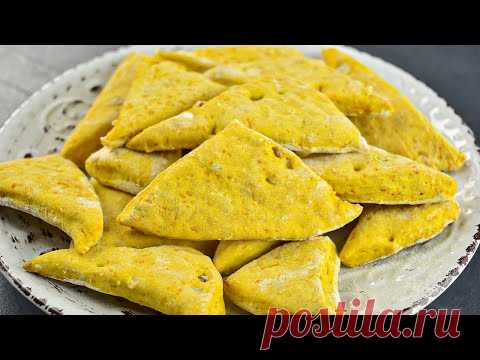 Тыквенные коржики с орехами! Дети их очень любят! Вкуснее магазинных печеньев! - YouTube