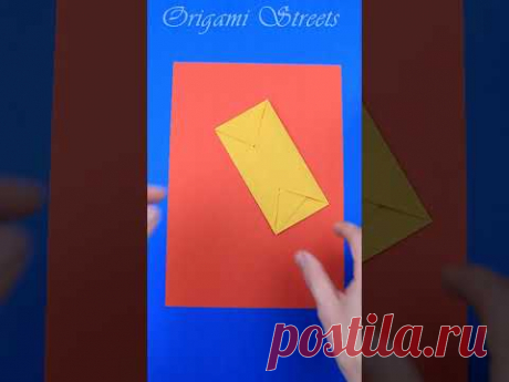 Gift envelope for money, made of paper