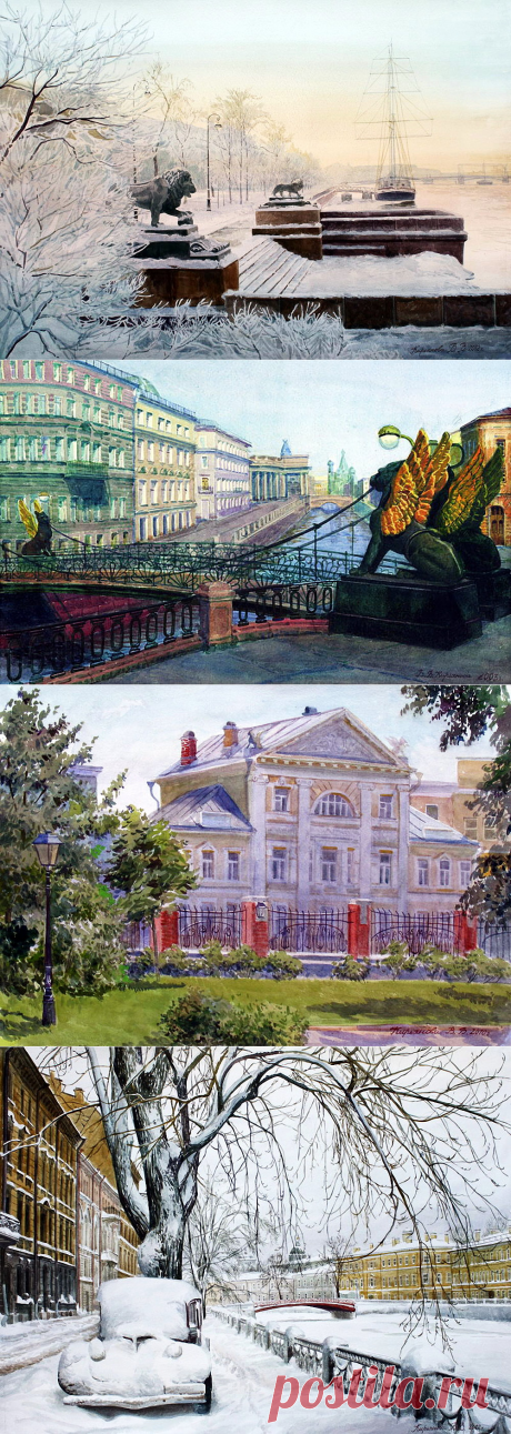 Санкт-Петербург .Дыхание акварели. Кирьянова Виктория Владимировна (Viktoria Kiryanova).
