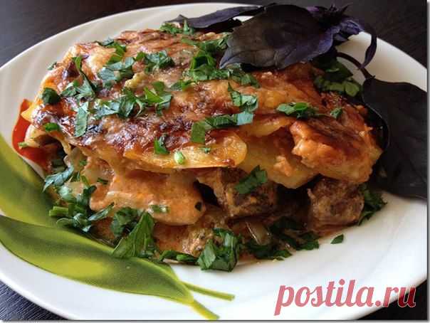 Нежнейшее мясо с грибами и овощами / Здоровый аппетит