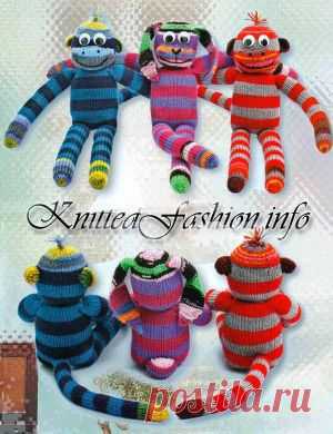 Обезьянки, заяц спицами - KnittedFashion.info - Модное Вязание