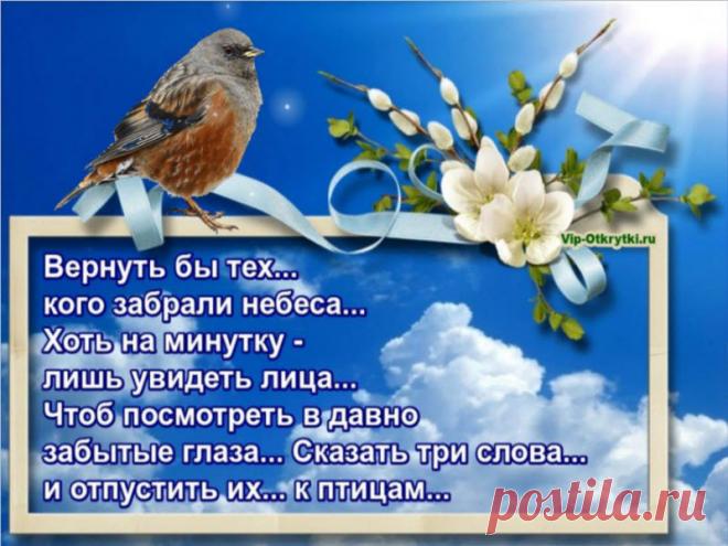 С Радоницей ...