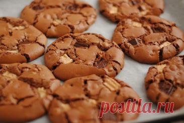 Печенье «Три шоколада» — Готовим дома