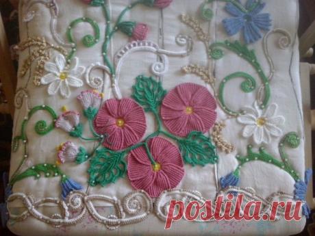 Будет кофточка для мамы, пробный вариант раскладки мотивов