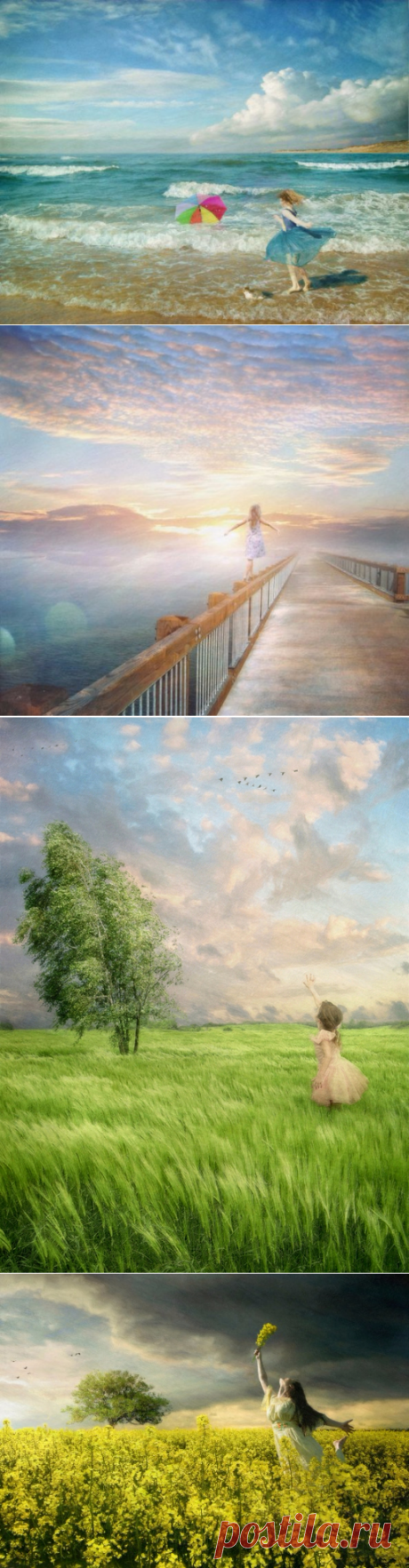 Дуновение ветерка.Художник Magdalena Owll