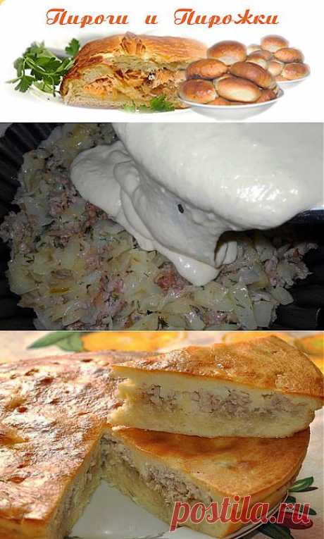 Быстрый заливной пирог с курицей и картошкой « Рецепты пирогов