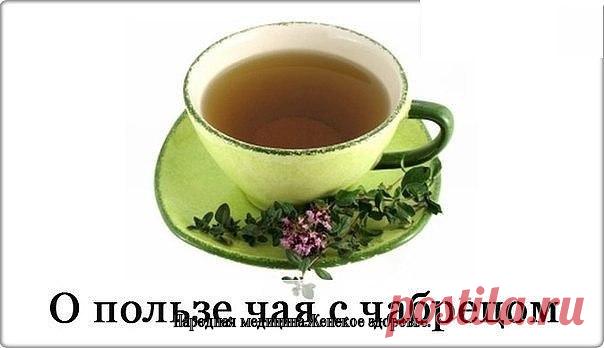О ПОЛЬЗЕ ЧАЯ С ЧАБРЕЦОМ.