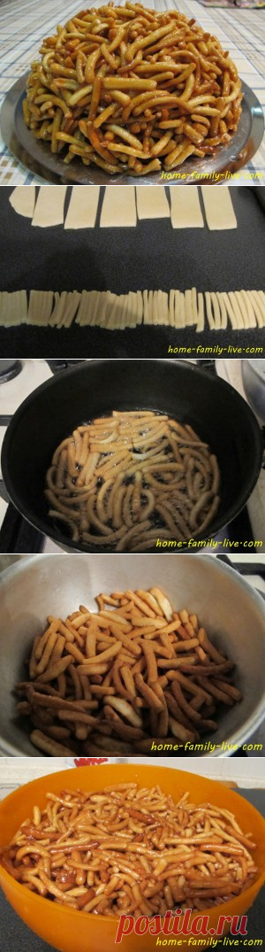 Чак чак - пошаговый рецепт с фото - татарская сладостьКулинарные рецепты