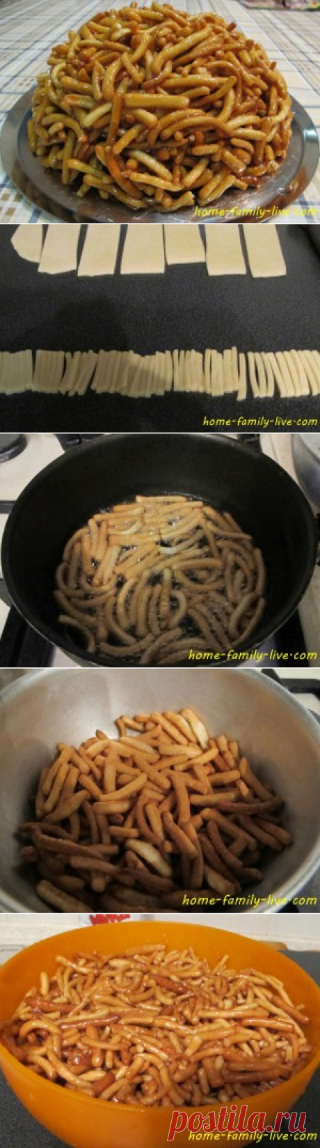 Чак чак - пошаговый рецепт с фото - татарская сладостьКулинарные рецепты