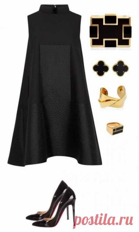 Look! Вечерние образы с черным платьем! — Модно / Nemodno