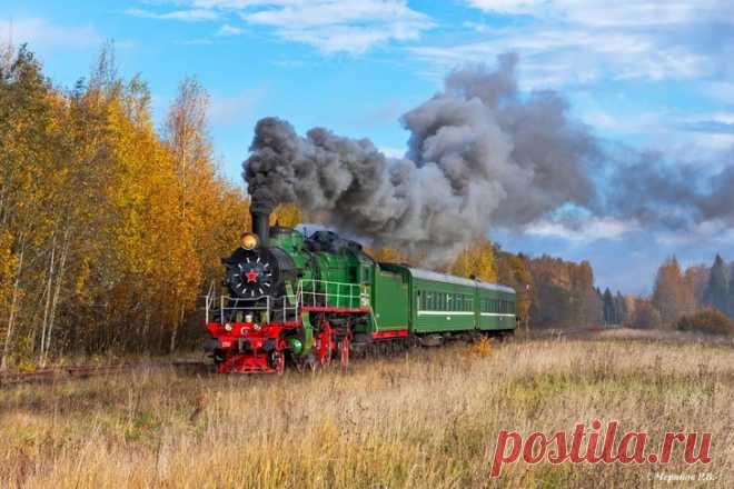 2018 октябрь. В России возобновили регулярную эксплуатацию паровозов! Каждую субботу со станции Бологое-Московское отправляется пригородный поезд в Осташков на паровозной тяге