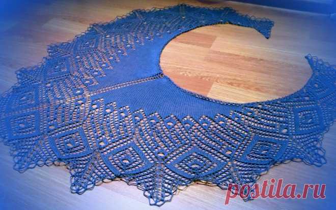 Cовместное вязание шали дизайнера Erich Engeln, схема D | Пряжа Кауни, Дундага, Лимбажу в наличии. Вязание