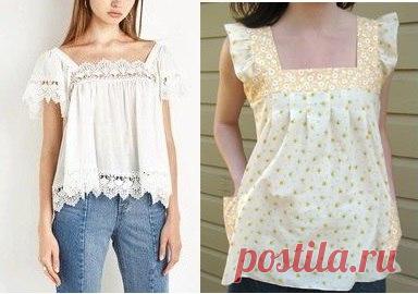 Блузка на широких бретелях, выкройка на размеры с 36 по 52 (евр.)
#простыевыкройки #простыевещи #шитье #блузка #блуза #выкройка