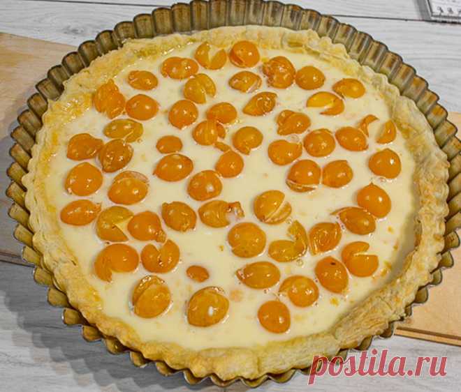 Рецепт пирога с алычой на слоеном тесте с фото пошагово на Вкусном Блоге