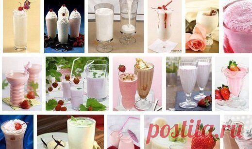 ПОДБОРКА! 11 РЕЦЕПТОВ самых вкусных молочных коктейлей.