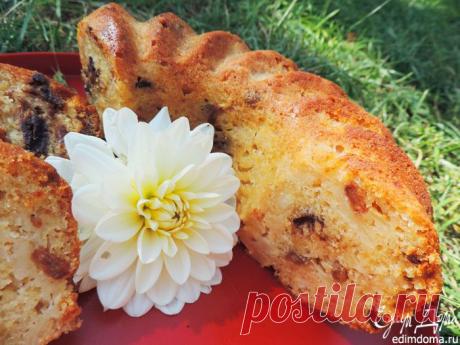 Яблочный кекс с шоколадом и изюмом "Восхитительный" | Кулинарные рецепты от «Едим дома!»