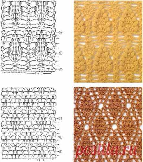 схемы вязания крючком: 7 тыс изображений найдено в Яндекс.Картинках