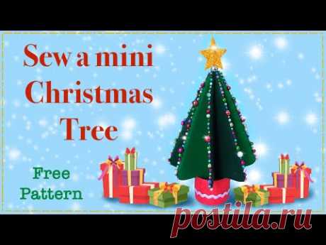 How to sew a Christmas Tree || FREE PATTERN || Full Tutorial with Lisa Pay - YouTube