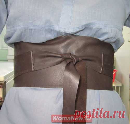 Как сделать ремень | WomaNew.ru - уроки кройки и шитья!