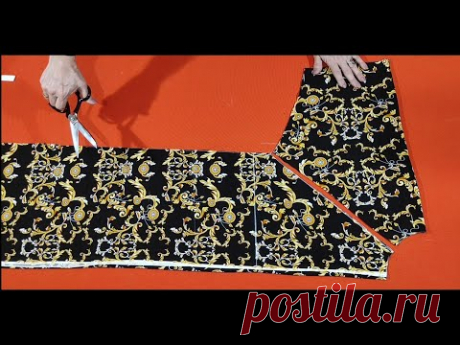 Раскрой и пошив  тунички без выкройки.быстро