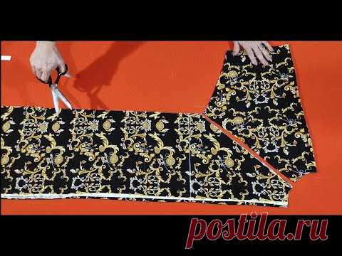 Раскрой и пошив  тунички без выкройки.быстро